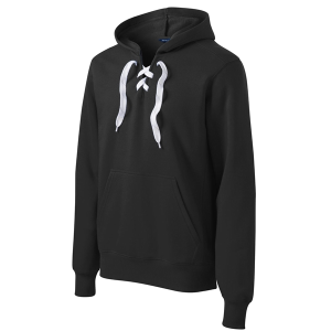 Sport-Tek Lace Up Pullover Hooded Sweatshirt.